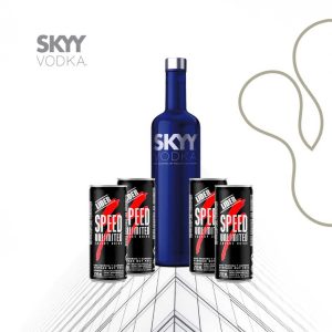 Combo Vodka Sky Regular + 4 Speed 250ml