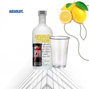 Copón Vodka Absolut Citron + Speed