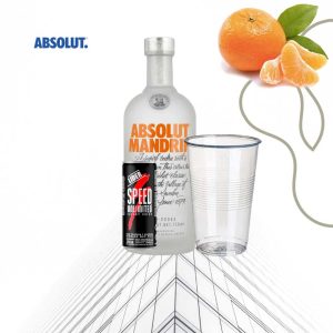 Copón Vodka Absolut Mandrin + Speed