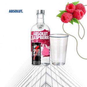 Copón Vodka Absolut Raspberry + Speed