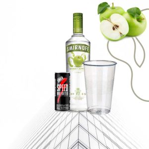 Copón Vodka Smirnoff Green Apple + Speed