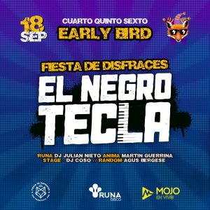 EARLY BIRD | Fiesta de Disfrases | 18SEP