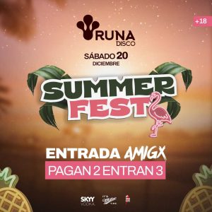 Accesos 3x2 | Summer Fest | 30DIC