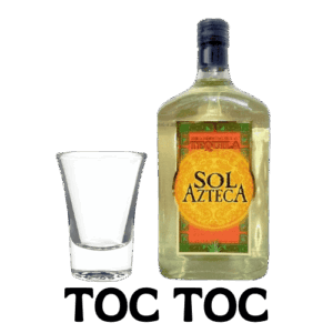 Toc Toc Tequila Sol de Azteka | Cod: 116