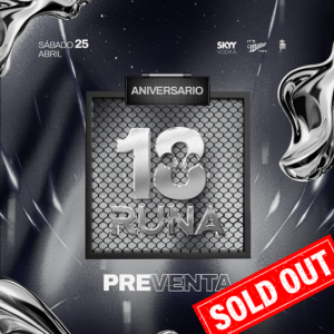 Preventa | Aniversario | 25ABR