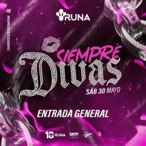 Anticipadas | Siempre Divas | 30May