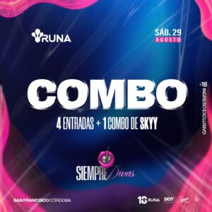 Combo SKYY | Siempre Divas | 29AGO