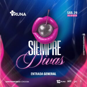 Entrada General | Siempre Divas | 29AGO